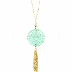Zenzii Mint Green Pendant Necklace